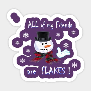 I have many friends Sticker